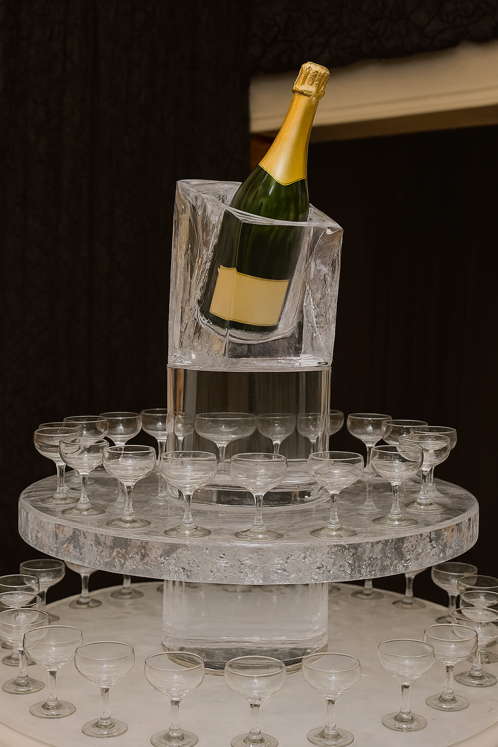 Sculpture sur glace